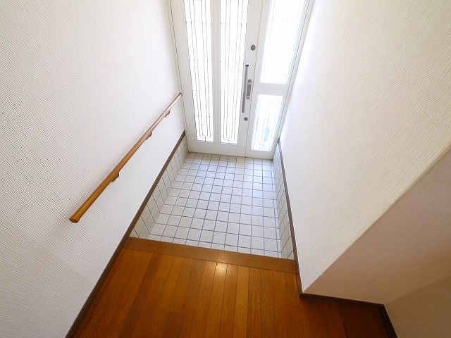 壱分町戸建の玄関