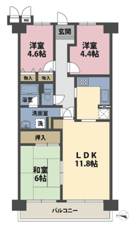 【間取り】 | コスモシティ森林公園弐番館