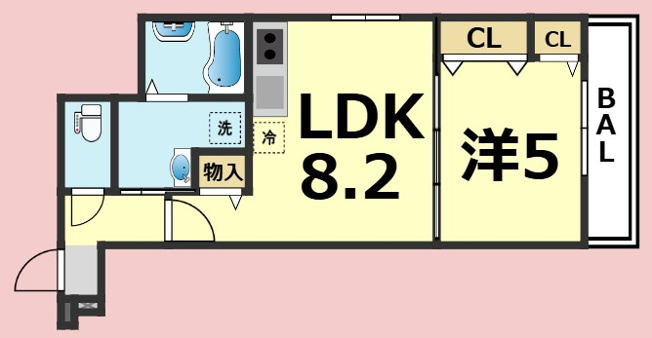 【間取り】 | フジパレス西本町