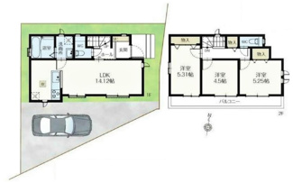 【区画図】 | 東久留米南沢5期　全1棟　A号棟 | 東久留米南沢5期　全1棟