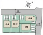 鶴ヶ島市羽折町　新築分譲　東武東上線『坂戸駅』徒歩16分　【長久保小学区】の区画図