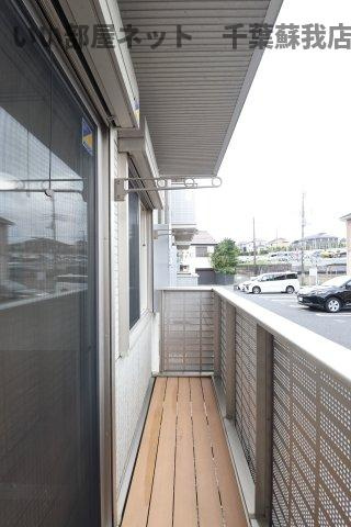 ブリランテAのバルコニー|落ち着いた時間を過ごせるバルコニーです