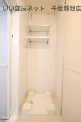 ブリランテAの洗面所|洗濯機置場