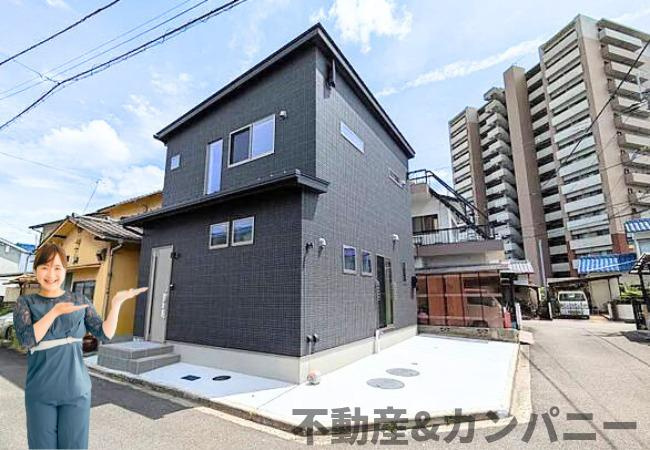 平井町新築戸建　松山市平井町の新築建売住宅の外観|外観もきれいです
