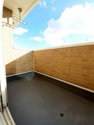 【バルコニー】 | アオバヒルズタウンＤ | バルコニー付きです