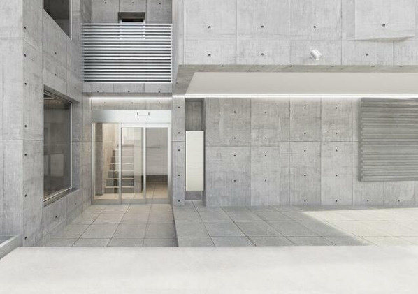 クアードロ三軒茶屋　ペット相談　礼金0　新築　デザイナーズのエントランス