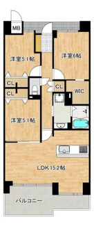 【間取り】 | グリーンコーポ泉ヶ丘