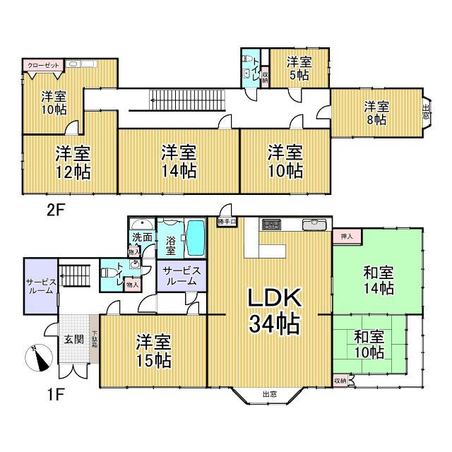 大宮玄琢北東町 中古戸建の間取り