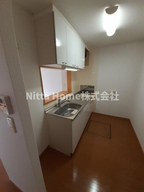 グランツＢのキッチン|使いやすいのカウンターキッチンです◆