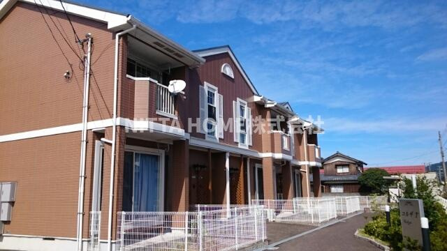 コルザＴの外観|敷金礼金ナシ物件＊安心の防犯カメラを設置◇