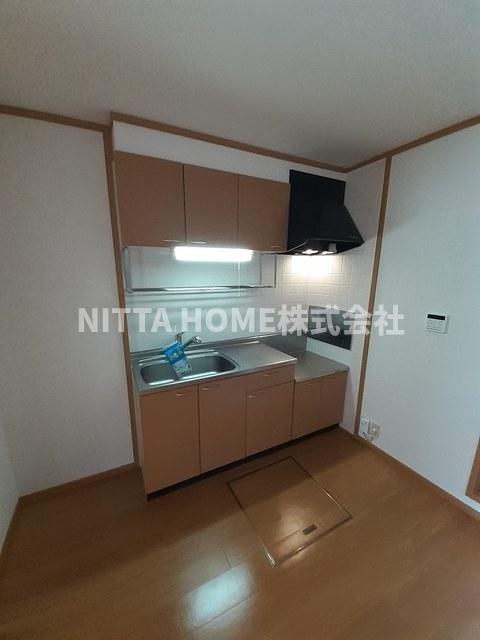 コルザＴのキッチン|上下収納がついているキッチン◇