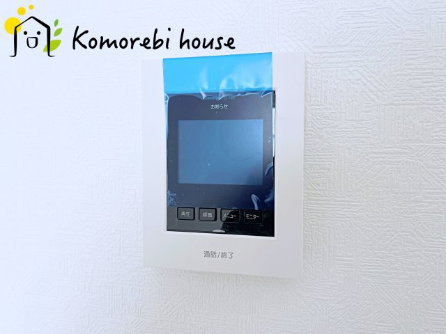 北本市下石戸　第3　新築一戸建て　クレイドルガーデン　01の防犯設備|モニター付きインターホンです
