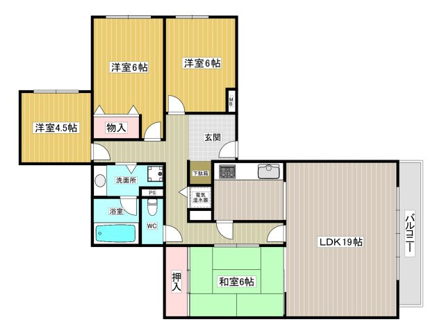 【間取り】 | 上ヶ原　ＴＷＥＮＴＹ　ＥＩＧＨＴ