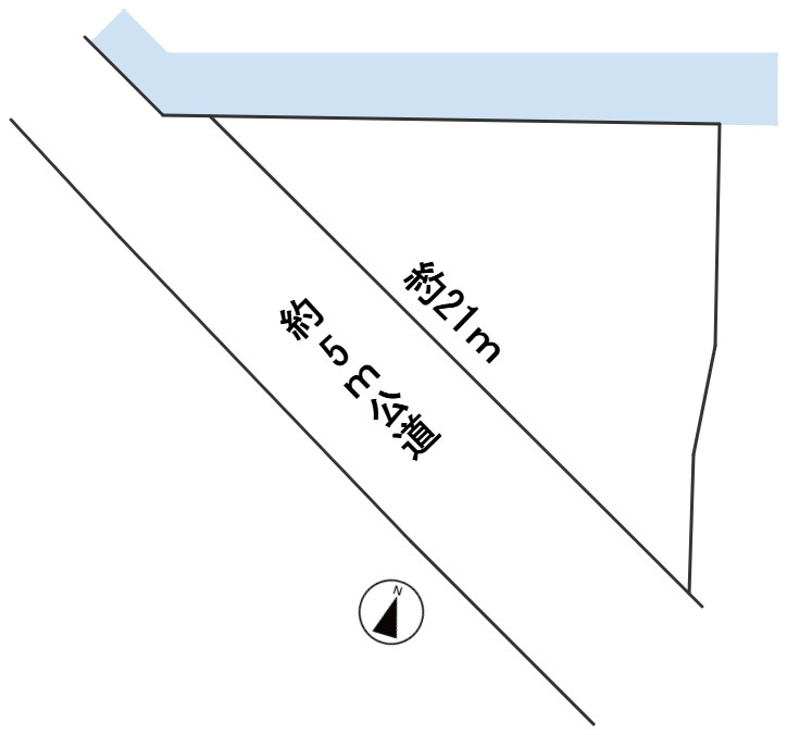 ６６４３５　瑞穂市牛牧土地の区画図