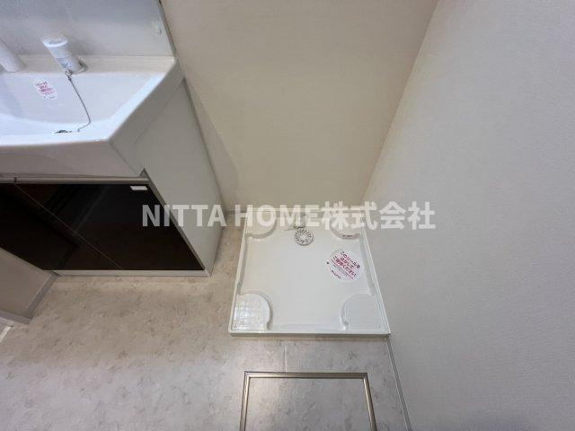 アマテラス（ＡＭＡＴＥＲＡＳＵ)の洗面所|室内洗濯機置場を設置しています◆