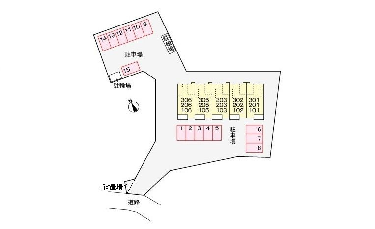 プレッソ　ジール　　刈谷市近郊の賃貸はクラスホーム刈谷店の駐車場