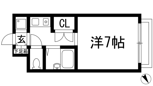 【間取り】 | サンライト仁川