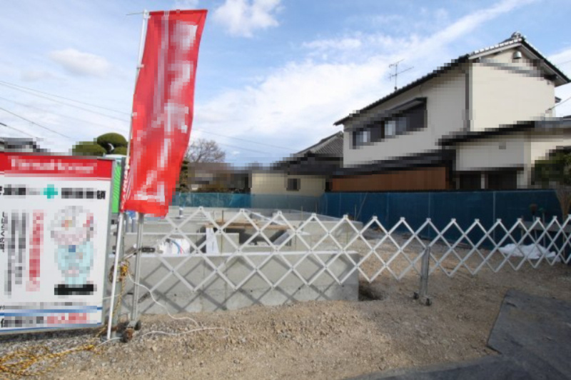 香美市土佐山田町東本町2丁目　新築戸建　2号棟　（全2区画）の外観|土地面積　134.85㎡　（約40.79坪）