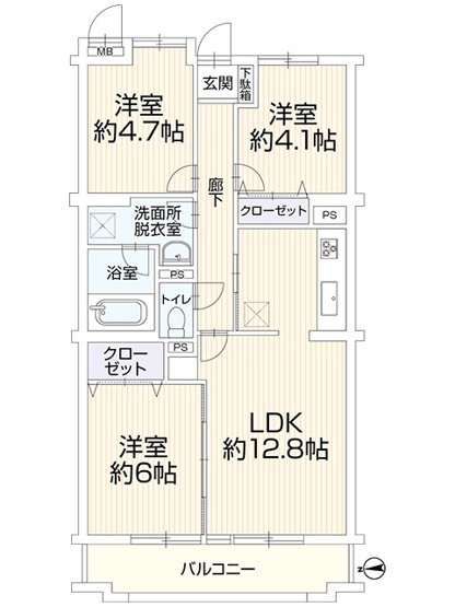 【間取り】 | ◇◆パシフィックパレス平塚◆◇