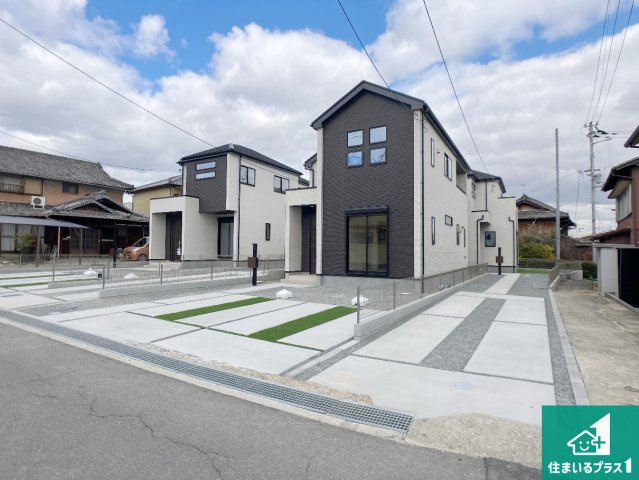 加古川市西神吉町岸　新築一戸建ての外観|安心の10年保証！外観を美しく保ち、雨水で汚れを落とします！気になることがありましたら、お気軽にお問い合わせください！