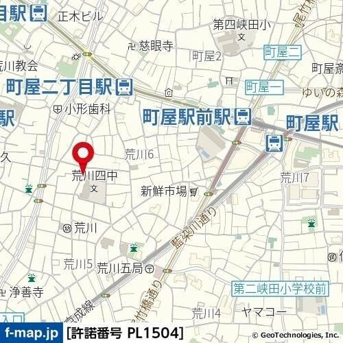 ルーナクレシェンテ町屋の地図|周辺地図