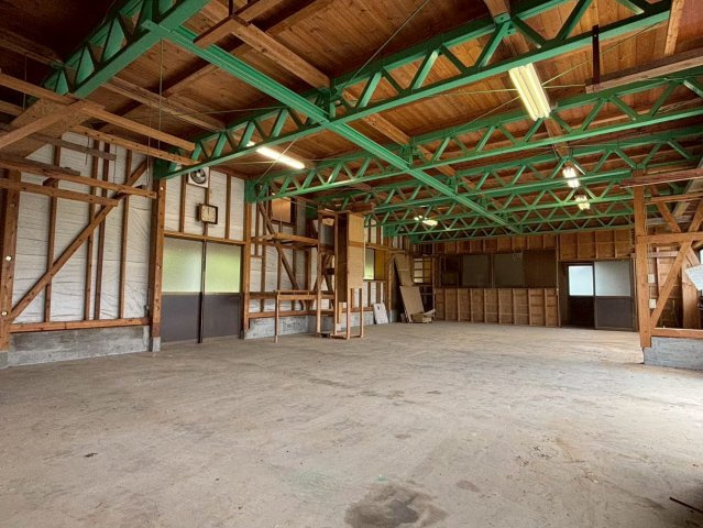 山鹿市下吉田　倉庫付き事務所の設備|１階　作業所・倉庫部分