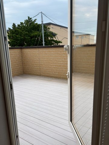 中古住宅　帯広市西6条南33丁目のバルコニー