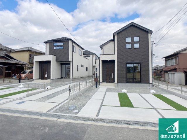 加古川市西神吉町岸　新築一戸建ての外観|安心の10年保証！外観を美しく保ち、雨水で汚れを落とします！気になることがありましたら、お気軽にお問い合わせください！