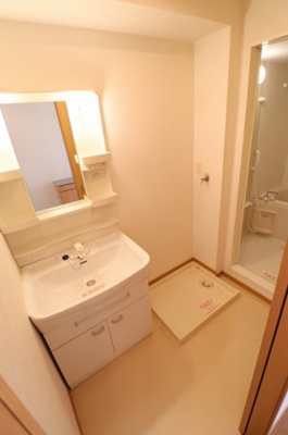 【洗面所】 | リバーパーク西大道Ａ