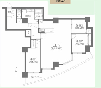  | ザ・シーン城北アストロタワー DF