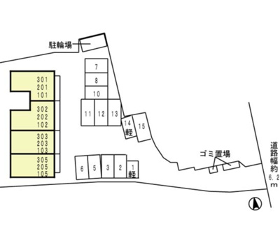 【区画図】 | グランシャリオ鳳