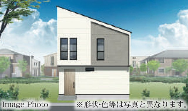 横浜市金沢区富岡東1丁目 新築戸建て【仲介手数料無料】の外観パース