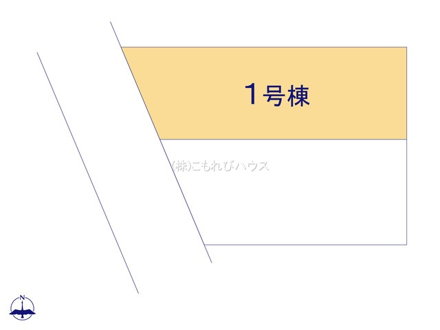 北本市下石戸下　4期　新築一戸建て　グラファーレ　01の区画図|１号棟