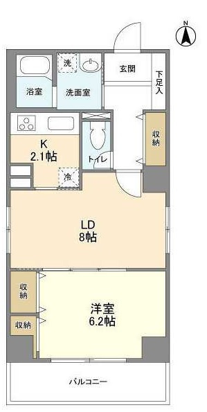 ローズマンションミヤハラの間取り
