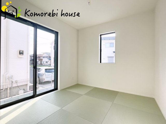 北本市下石戸下　4期　新築一戸建て　グラファーレ　02の和室|和室があると落ち着いた雰囲気になりますね