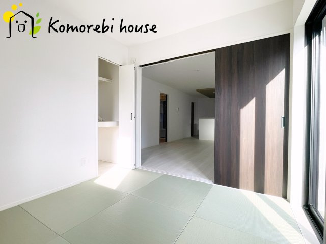 北本市下石戸下　4期　新築一戸建て　グラファーレ　02の和室|趣のある和室です