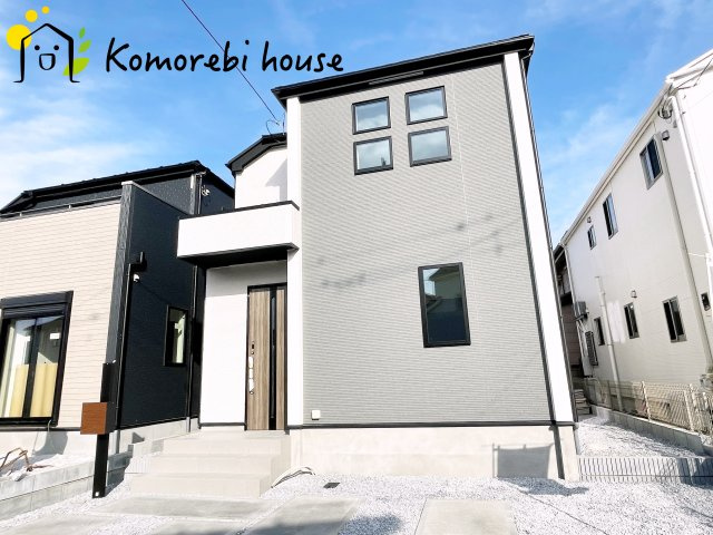 北本市下石戸下　4期　新築一戸建て　グラファーレ　02の外観|外観です