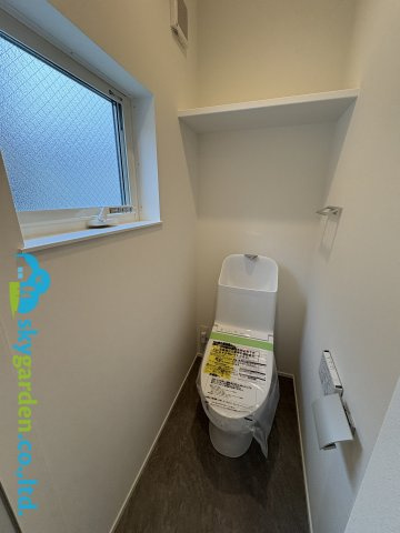 藤沢市大庭6期　新築戸建　全２棟A号棟のトイレ|ゆったりとした空間のトイレです