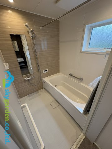 藤沢市大庭6期　新築戸建　全２棟A号棟の浴室|お風呂で日々の疲れを落としましょう