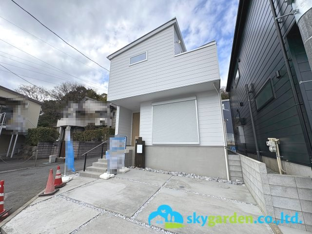 藤沢市大庭6期　新築戸建　全２棟A号棟の外観パース