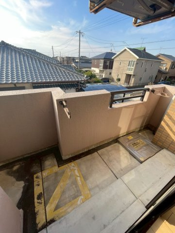 ユウメイトビルのバルコニー