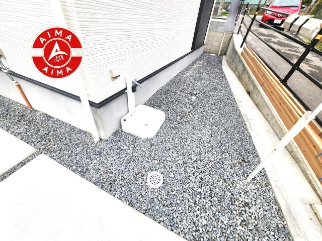 糟屋郡須恵町新原第7-1棟(1号棟）の庭|お庭で自由な時間を過ごせます。