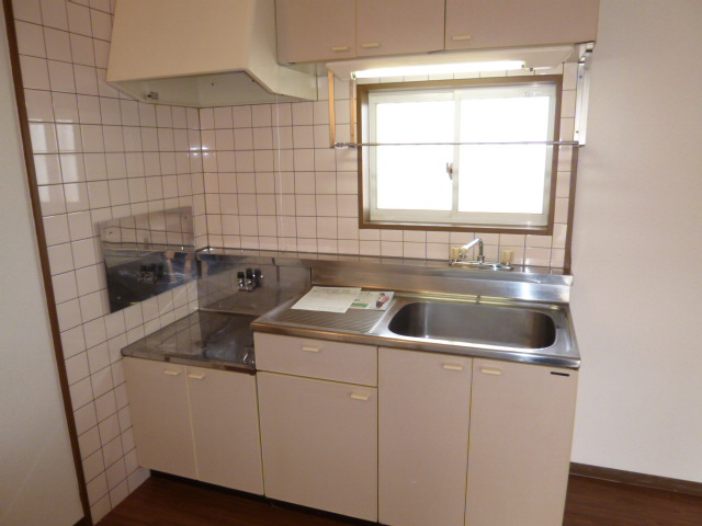 グリーンハウスおがわのキッチン|ガスコンロ設置可