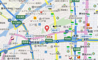 【地図】 | 靭公園プライマリーワン