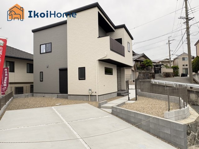 明石市大久保町山手台1丁目　全2区画1号棟　新築戸建　の前面道路含む現地写真|【ホームページに現地動画掲載中】●年中無休：当日予約可●弊社は契約前に新築戸建の住宅診断が無料！