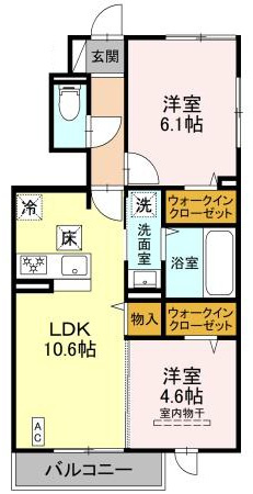 アルコバレーノⅩの間取り