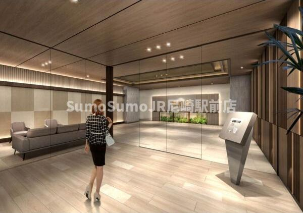 スプランディッド新大阪VIのエントランス|エントランスです