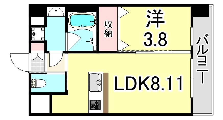 エスタート御幣島の間取り