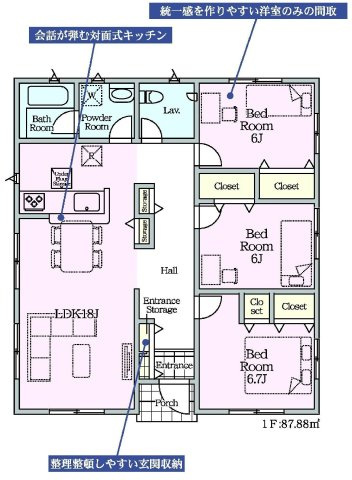 クレイドルガーデン高崎市箕郷町上芝第8　4号棟（平屋）
