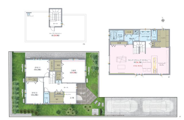 【間取り】 | ◇◆藤沢市片瀬山5丁目 新築戸建◆◇